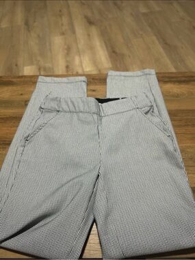 Max Studio Gray High-Rise Straight-Leg Trousers